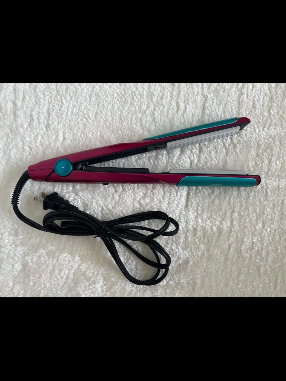Teal and Magenta Hair Straightener
